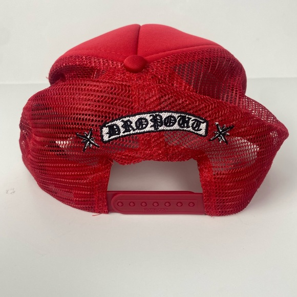 Drop Out Racing Logo Snapback Hat – Red Adjustable - Picture 5 of 7